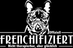 Aufkleber Französische Bulldogge "Frenchifiziert"