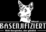 Aufkleber Basenji Kopf