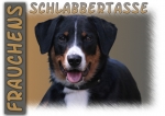 Fototasse Appenzeller Sennenhund Herrchen/Frauchen