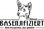 Aufkleber Basenji Kopf