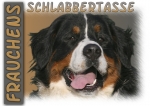 Fototasse Berner Sennenhund Herrchen/Frauchen