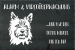 Schieferplatte Cairn Terrier