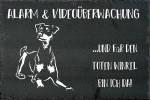 Schieferplatte Deutscher Pinscher