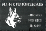 Schieferplatte Deutscher Schäferhund