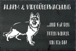 Schieferplatte Deutscher Schäferhund