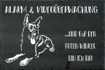 Schieferplatte Deutscher Schäferhund