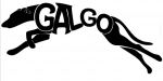 Silhouetten-Schriftzug Galgo