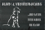 Schieferplatte Gordon Setter