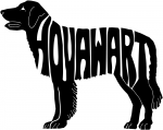 Aufkleber Hovawart