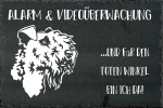 Schieferplatte Kerry Blue Terrier