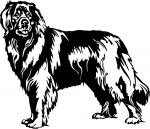 Aufkleber Leonberger