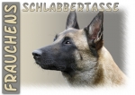 Fototasse Malinois (Belgischer Schäferhund) Herrchen/Frauchen
