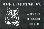 Schieferplatte Norwegischer Elchhund