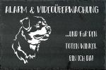 Schieferplatte Rottweiler