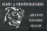 Schieferplatte Rottweiler