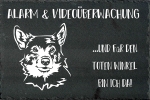 Schieferplatte Schwedischer Wallhund