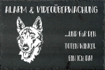 Schieferplatte Tschechoslowakischer Wolfhund