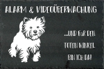 Schieferplatte West Highland Terrier