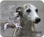 Mousepad Whippet