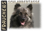Fototasse Wolfsspitz Herrchen/Frauchen
